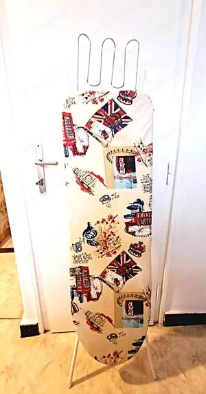 Masszív vasalódeszka - London mintás huzat - kép 3