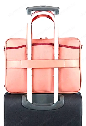 Samsonite női Nefti Bailhandle Laptop táska, 15.6", Rózsa - Burgundi szín - kép 2