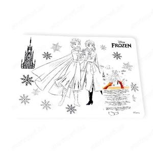 Frozen Jégvarázs színezhető tányéralátét 43x29 cm