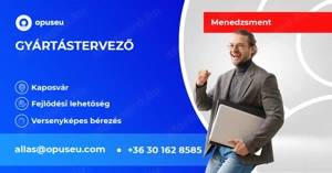 Keresünk gyártástervező kollégát Kaposváron