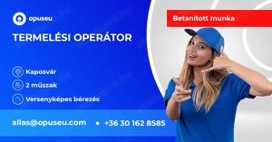 Keresünk hosszú távra termelési operátor kollégákat