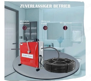 400 W elektromos csőtisztító gép, csőgörény  95000ft óbuda   új nem használt  Teljesí - kép 4