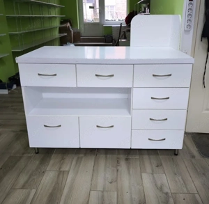 Kiszolgáló pult - használt, asztalos által készített, egyedi, kétoldalas, kitűnő állapotban eladó!