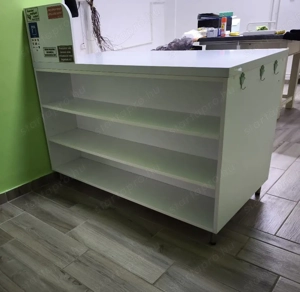 Kiszolgáló pult - használt, asztalos által készített, egyedi, kétoldalas, kitűnő állapotban eladó! - kép 2