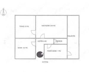 Eladó 105 m2-es, belső kétszintes társasházi téglaépítésű lakás Vácon a Cházár András utcában.   - kép 16