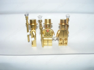 Lego Gyűjthető Minifigurák S10 Mr. Gold figura minifigura (MOC) ÚJ BP! - kép 2