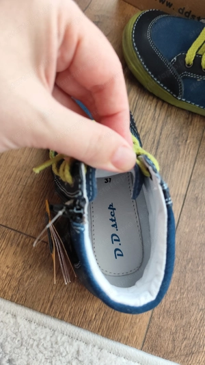 Új bőr 31-es DDStep magasszárú cipő  - kép 6