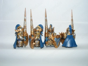 Lego Castle figurák Sir Lancelot arany páncélos rostélyos lovag katona ÚJ - kép 3