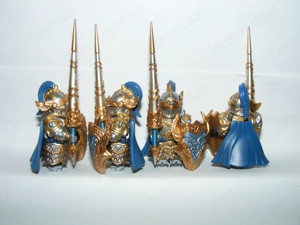 Lego Castle figurák Sir Lancelot arany páncélos rostélyos lovag katona ÚJ