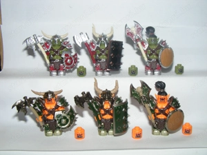 Lego Castle Warcraft figurák Stormwind Ork Orkok Troll nehézpáncél + Fell 6db ÚJ - kép 2