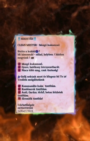 Síremlék, kuka, konténer, térkő tisztítás! - kép 6