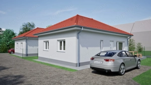 Pécsett a belváros szélén 3 szoba+amerikai konyha-nappalis most épülő ikerházi lakások eladók. - kép 3