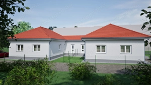 Pécsett a belváros szélén 3 szoba+amerikai konyha-nappalis most épülő ikerházi lakások eladók. - kép 2