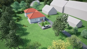 Pécsett a belváros szélén 3 szoba+amerikai konyha-nappalis most épülő ikerházi lakások eladók. - kép 6