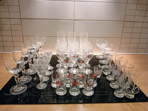 Kerámia és üveg dísztárgyak, pohár készletek eladók - kép 3