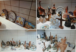 Kerámia és üveg dísztárgyak, pohár készletek eladók