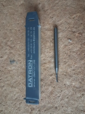 Eladó új német Datron D1.5 VHM 1 élű maró.