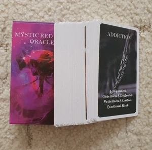 Misztikus vörös rózsa orákulum kártya - kép 5