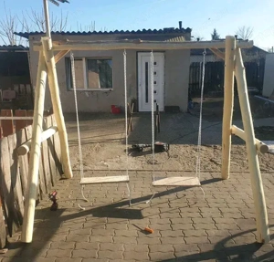 Akác 2 személyes gyerek hinta  - kép 3