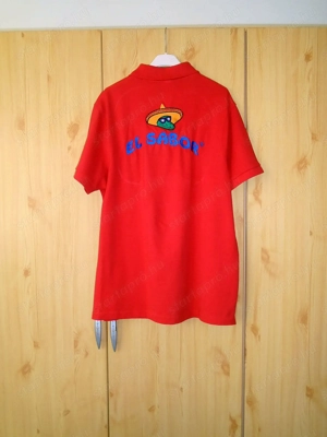 El Sabor piros teniszpóló L - kép 2