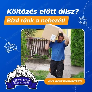Költöztetés, szállítás, bútorszerelés, lomtalanítás! - kép 3