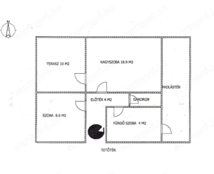Eladó 105 m2-es, belső kétszintes társasházi téglaépítésű lakás Vácon a Cházár András utcában.   - kép 13