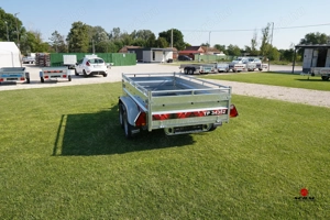 Új fékes SEBAL (1500 kg) billenő platós, kézipumpás utánfutó - kép 8