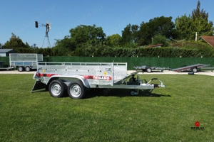 Új fékes SEBAL (1500 kg) billenő platós, kézipumpás utánfutó - kép 3