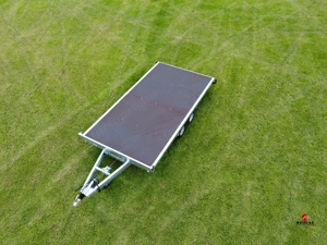 Új SEBAL - 4x2 méteres 2500 kg-os, billenős, hátsó rámpás autószállító utánfutó  - kép 12