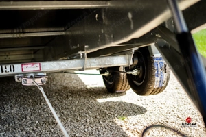 Új SEBAL - 4x2 méteres 2500 kg-os, billenős, hátsó rámpás autószállító utánfutó  - kép 10