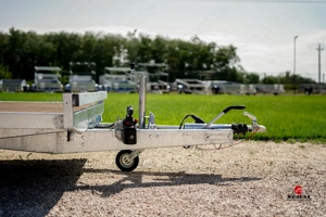 Új SEBAL - 4x2 méteres 2500 kg-os, billenős, hátsó rámpás autószállító utánfutó  - kép 8