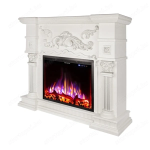 Elektromos kandalló Miraj & Maximus, Art Flame, 1250x1500x350 mm, 1500 W, 3 lángszín, 5 lángfényessé - kép 2