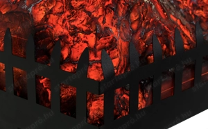 Szabadon álló elektromos kandalló Loan Plus, Art Flame, 400x500x220 mm, 1950 W, 2 fűtési fokozat - kép 4