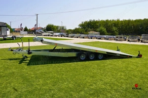 Új Prémium SEBAL - GT Kippbar 580 autószállító utánfutó most 3.499.000 Ft helyett bruttó 3.319.000 F - kép 9