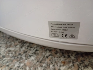 XXL 15l airfryer fritöz olaj nélküli sütő eladó 40000ft óbuda XXL 15l airfryer  air frye fritöz  ela - kép 4