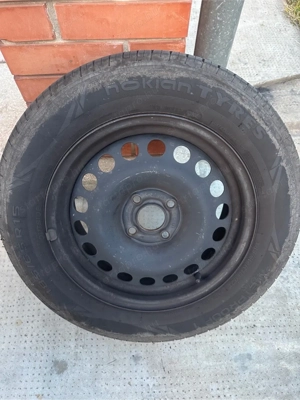 4 db Nokian 185 65 r15 nyári gumi kerekek felnivel - kép 5