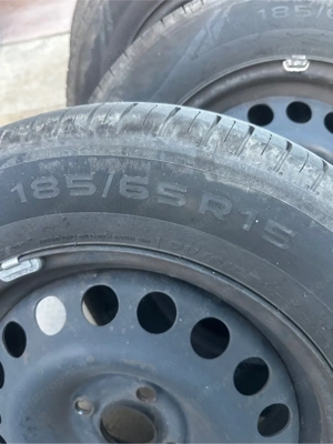 4 db Nokian 185 65 r15 nyári gumi kerekek felnivel - kép 2