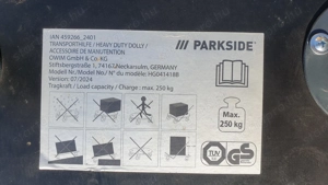 Parkside görgős szállító, virágtartó eladó, 250 kg - kép 12