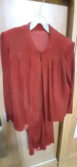 Bársony ruha a hozzávaló kabáttal eladó. - kép 3