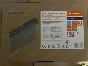 LED vészvilágit EXIT tábla - kép 3