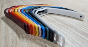 Xiaomi Mi Band 5 és Mi Band 6 színes szilikon pótszíj eladó - kép 2