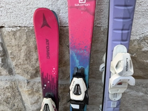 90 cm 110 cm 120 cm lányos carving sílécek Eladóak Atomic Salomon Elan - kép 3