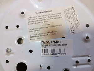 Messina01 fabetétes mennyezeti lámpa újszerű állapotban - kép 3