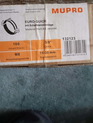 100 db. bontatlan Müpro 3 8" gumis bilincs eladó - kép 2