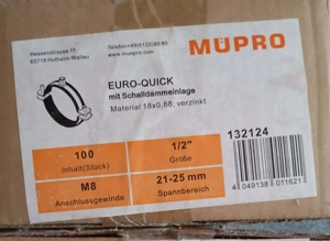 100 db. bontatlan Müpro 1 2" 132124 gumis bilincs eladó!  - kép 2