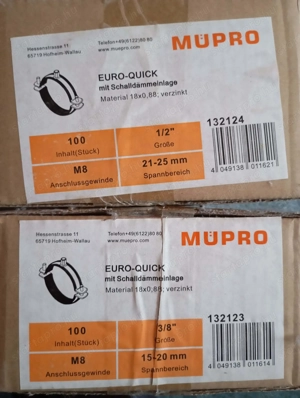 100 db. bontatlan Müpro 1 2" 132124 gumis bilincs eladó!  - kép 3