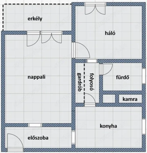 Újpesten a Városkapunál felújított kétszobás lakás eladó! - kép 6