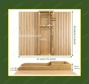 ÚJ, kanapé-karfára hajtogatható, rendszerező - kép 4