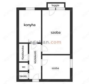 Miskolcon a Győri kapuban 2 szobás felújított erkélyes klímás lakás kiadó cégeknek is irodának - kép 7