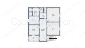 Kapuvár - magasföldszintes 3 szobás családi ház eladó - kép 4